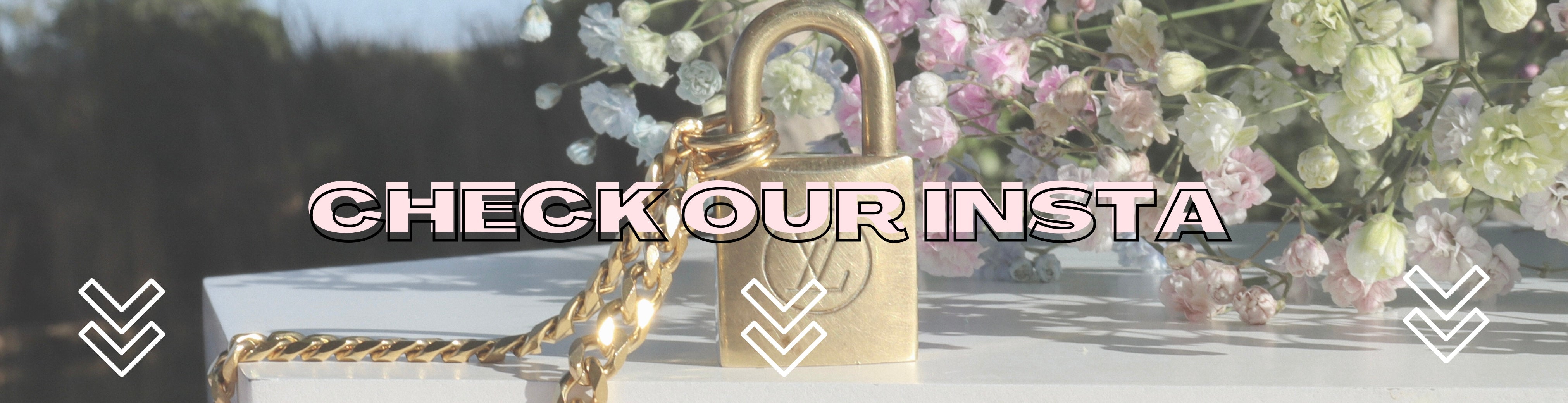 Repurposed LV Lock Rolo Necklace – Moonstock Jewelry