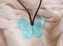 Load image into Gallery viewer, VTG Mega Butterfly Cord Necklace
