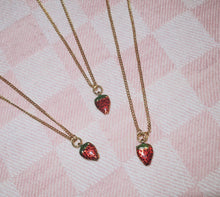 Load image into Gallery viewer, Fresh Picked Strawberry Necklace
